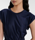 Rabanne Draped jersey maxi dress