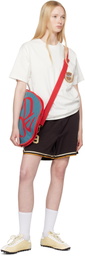 Bode Blue & Red Needlepoint Racquet Sleeve Bag