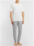 Håndværk - Slim-Fit Tapered Pima Cotton-Jersey Pyjama Trousers - Gray