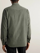 Lardini - Cotton-Corduroy Western Shirt - Green