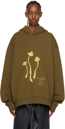 Maison Margiela Khaki 'Tripin On You' Hoodie