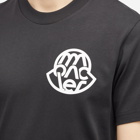 Moncler Men's Text Logo T-Shirt in Black