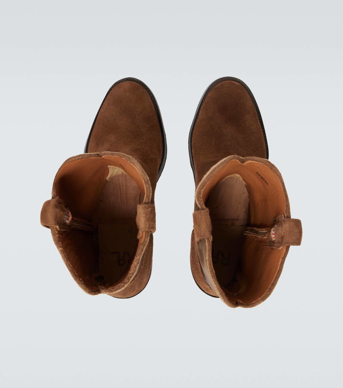 RRL Suede and leather cowboy boots