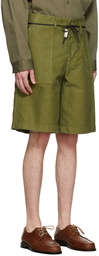 Marni Khaki Cotton Shorts