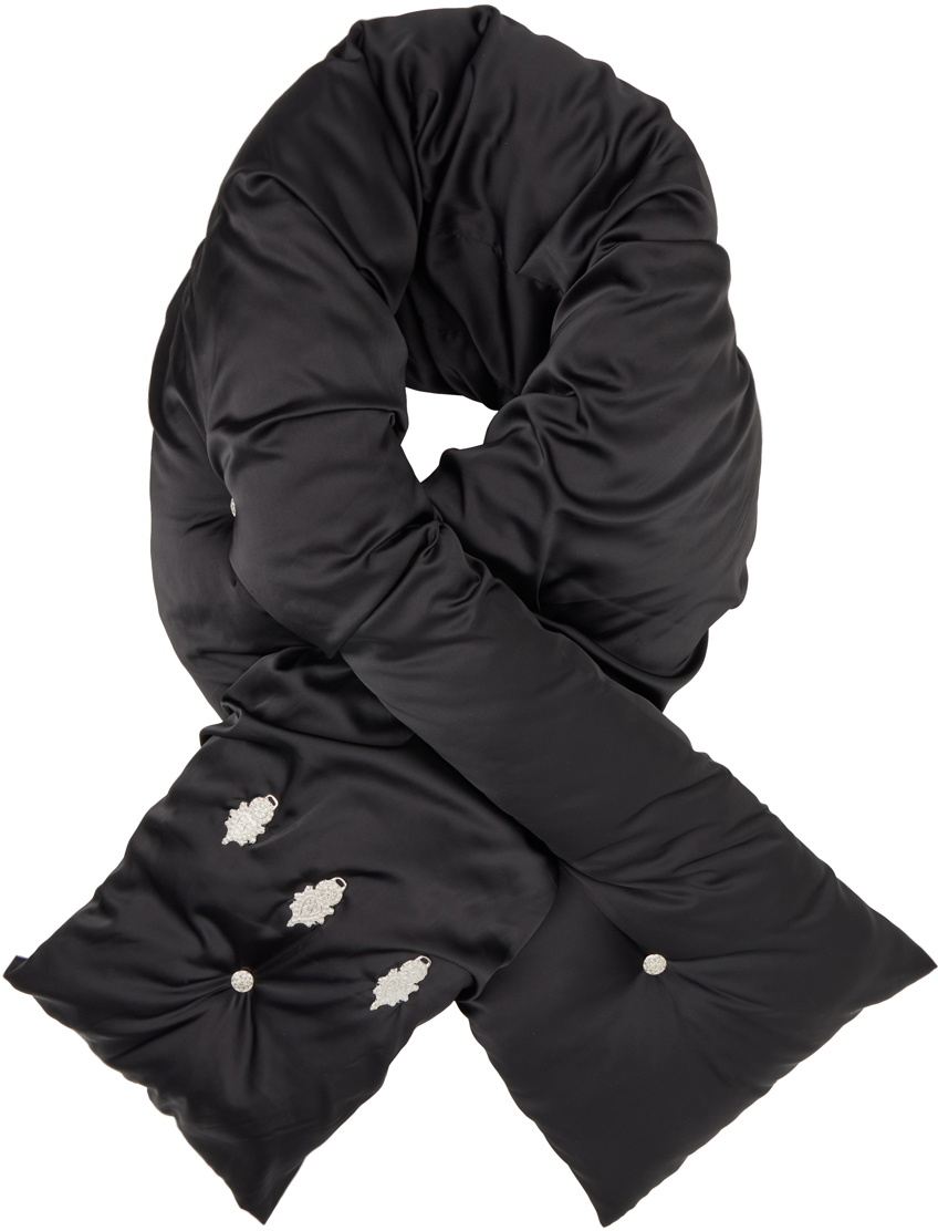 Feben Black Escargot Scarf