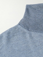 Canali - Slim-Fit Merino Wool Rollneck Sweater - Blue