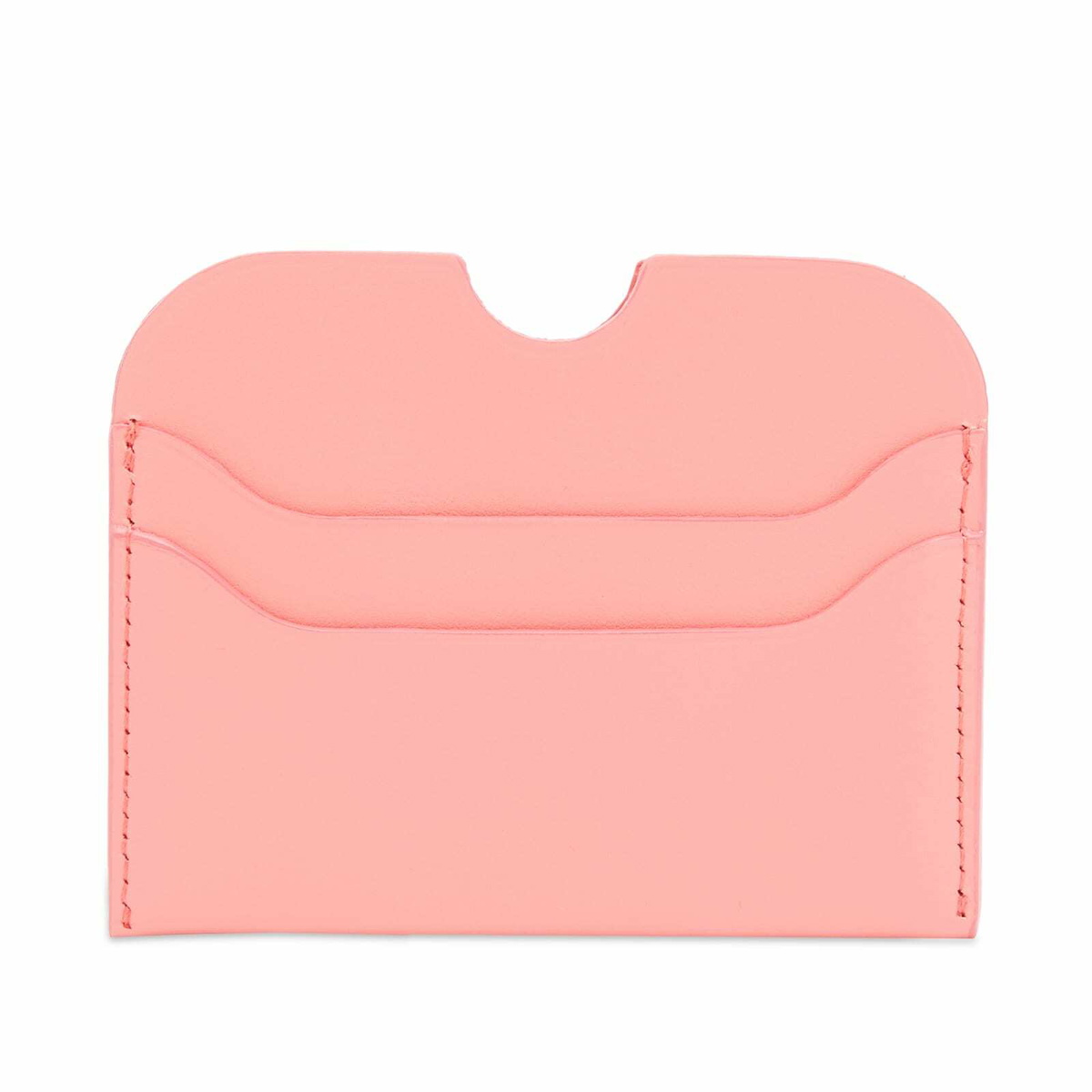 Acne Studios Women's Elmas Logo Card Holder in Electric Pink Acne Studios