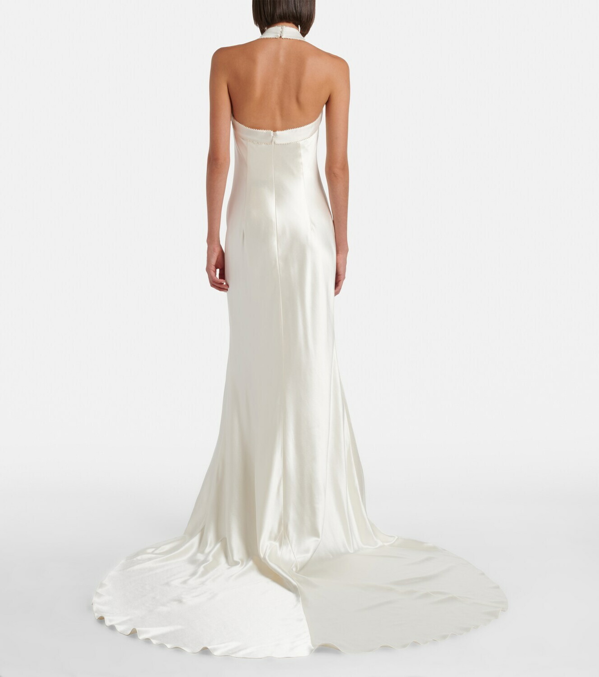 Danielle Frankel Bridal Presley wool and silk gown
