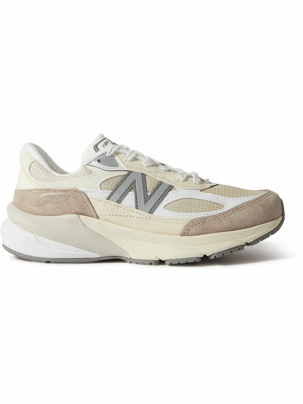 Photo: New Balance - Made in USA 990v6 Suede and Mesh Sneakers - Neutrals