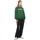 A.P.C. Green Vintage 'APC' Sweatshirt