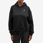 Air Jordan Women's Brooklyn Fleece Hoodie in Black