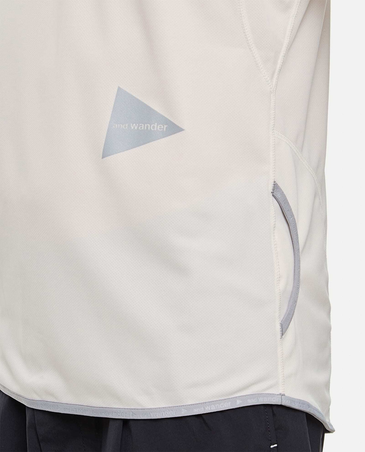 AND WANDER｜SHORT-SLEEVED ROUND NECK T-SHIRTS (And Wande And Wander Short Sleeves T-shirt and Wander