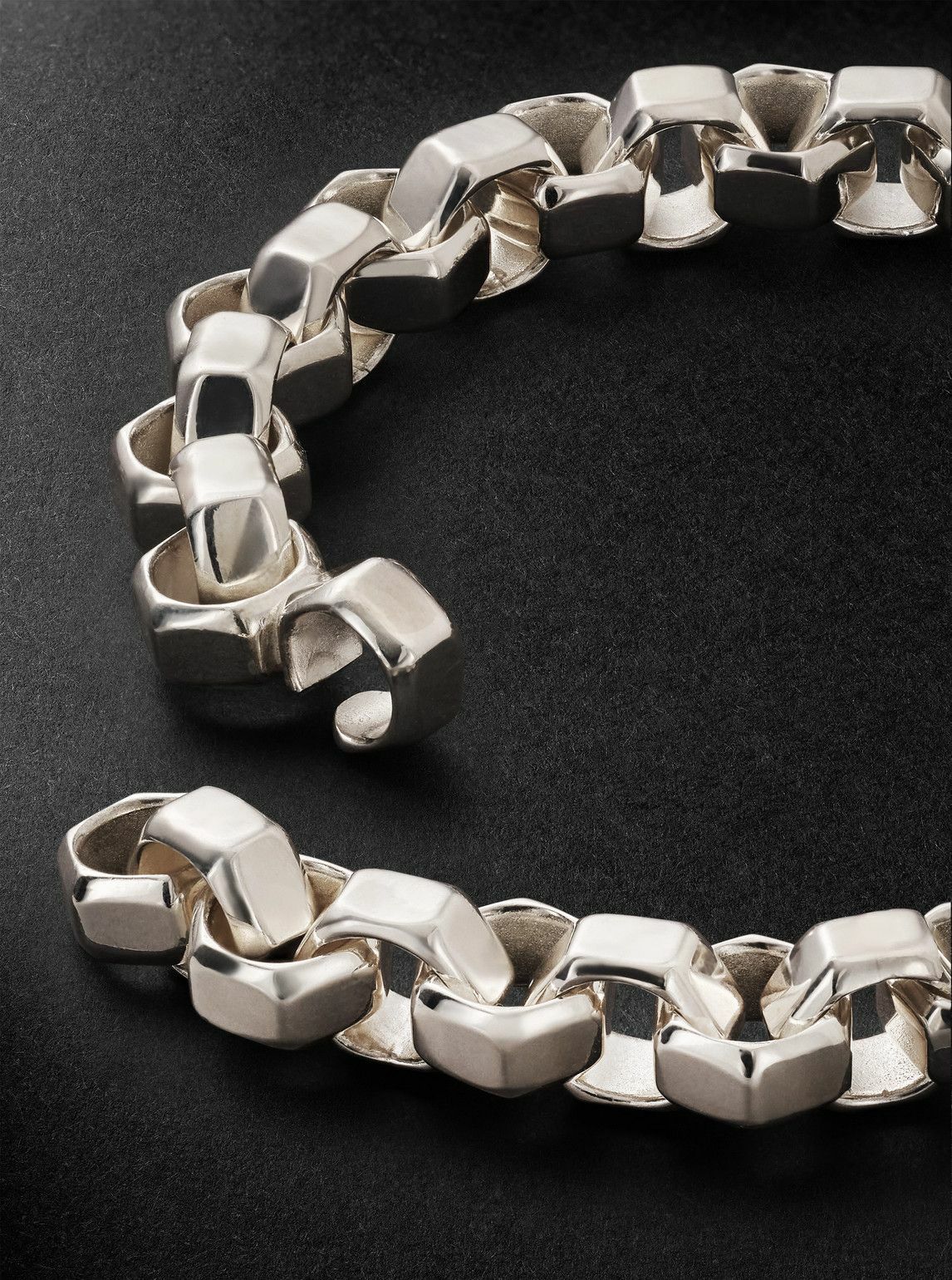 Ouie - M6 Silver Chain Bracelet - Silver