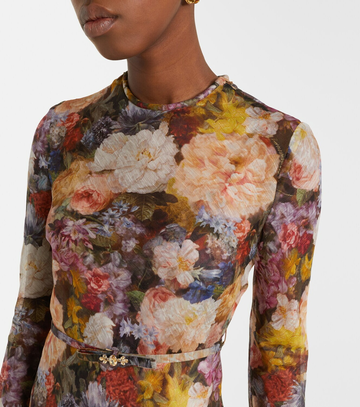 Zimmermann Alchemy belted floral maxi dress