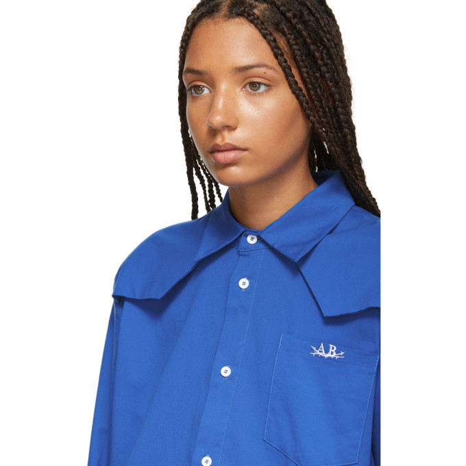 Anton Belinskiy Blue Cotton Shirt