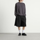 Comme des Garçons Homme Plus Men's Wool Short in Black