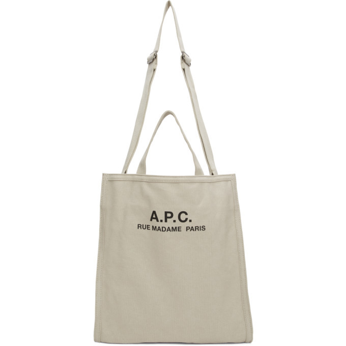 A.P.C. Beige Recovery Tote A.P.C.