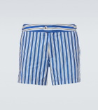 Tom Ford Striped poplin swim trunks
