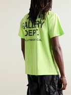 Gallery Dept. - Logo-Print Cotton-Jersey T-Shirt - Green