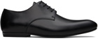 Dries Van Noten Black Almond-Toe Derbys