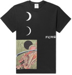 Flagstuff - Printed Cotton-Jersey T-Shirt - Black