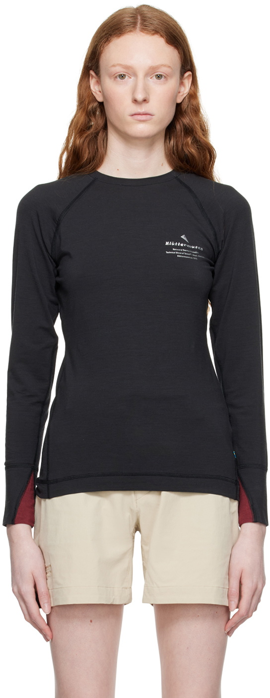 Klättermusen Black Fafne Long Sleeve T-Shirt