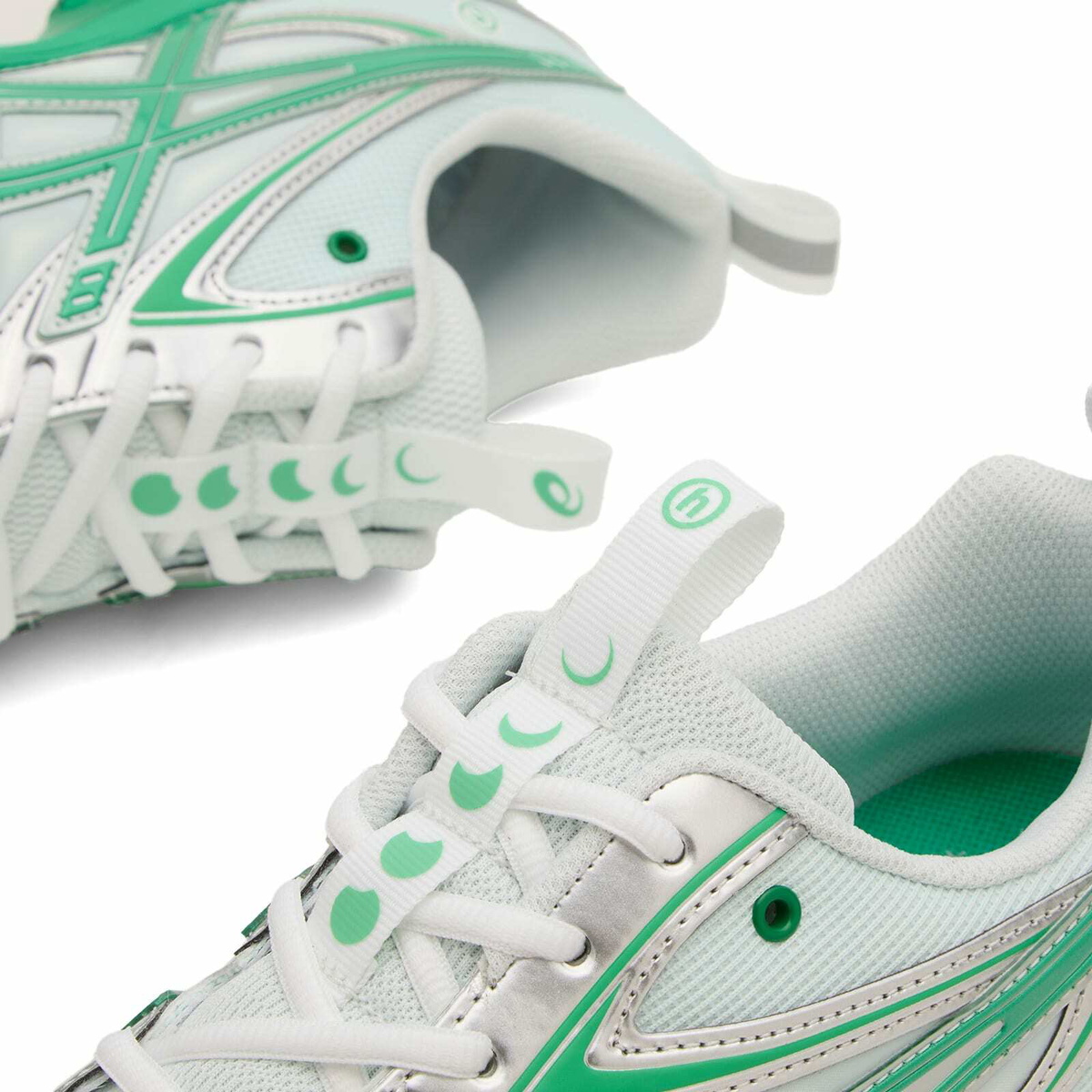 Asics x Hidden NY Gel-DS Trainer 14 Sneaker in White/Green