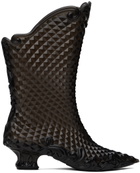 Y/Project Black Melissa Edition Court Boots