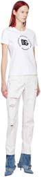 Dolce&Gabbana White Interlock T-Shirt
