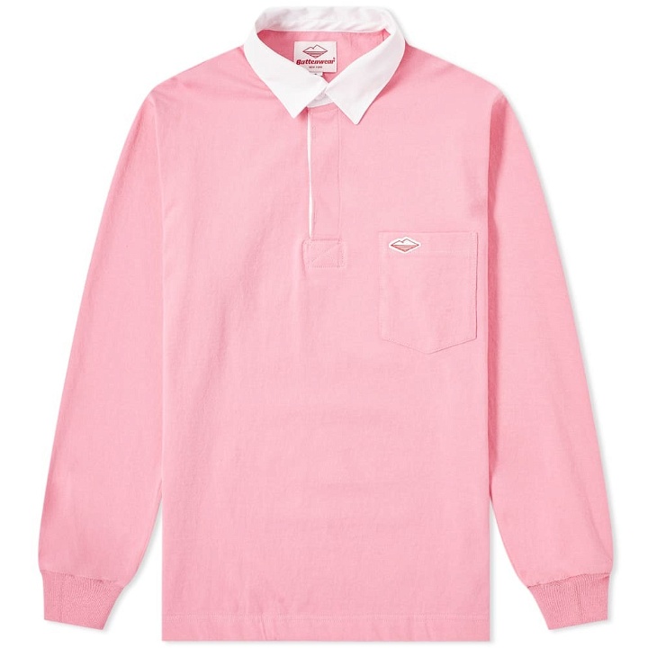 Photo: Battenwear Pocket Rugby Shirt Pink