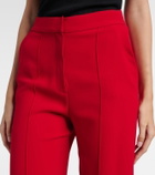 Elie Saab High-rise cady flared pants