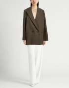 Toteme Womens Blazer Military in Green