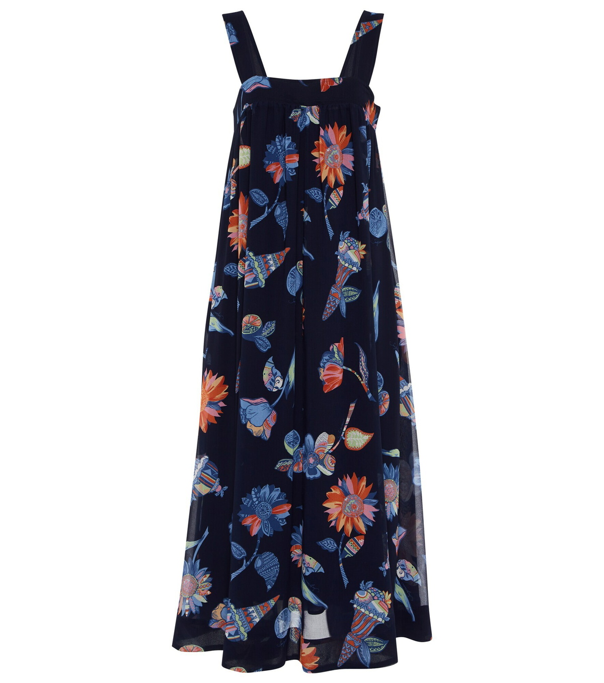 See By Chloe - Floral georgette midi dress