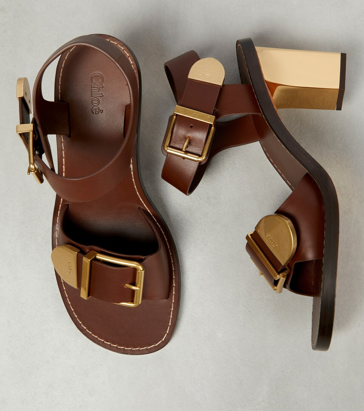 Chloé Rebecca leather sandals Chloe