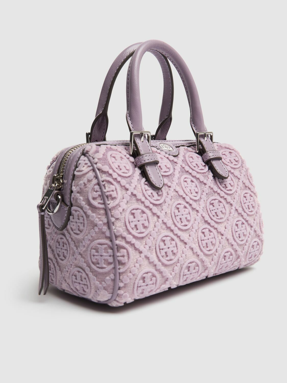 ★Tory Burch★T Monogram Fil Coupe Petite Barrel Bag TORY BURCH T Monogram Fil Coupé Petite Barrel Bag Tory Burch