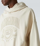 Dolce&Gabbana Embroidered cotton jersey hoodie