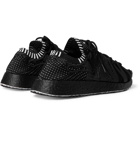 Y-3 - Y-3 Raito Racer Rubber and Suede-Trimmed Primeknit Sneakers - Black