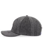 Awake NY Men's Crown Logo Denim Cap in Black 