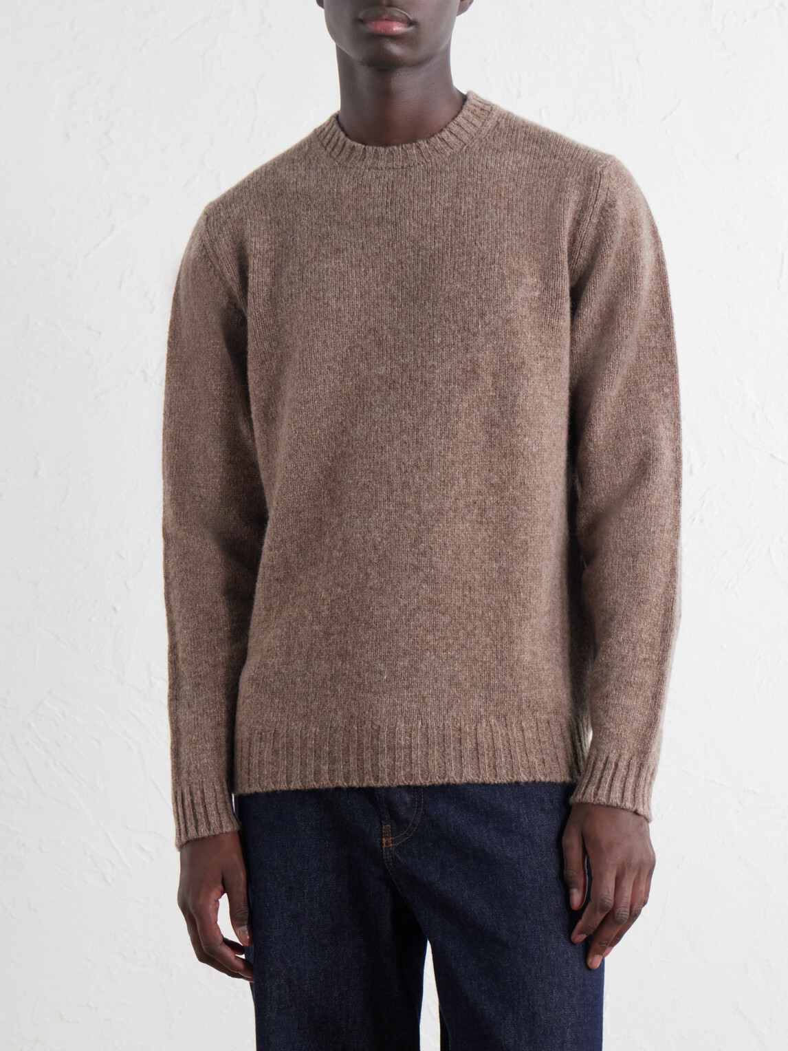 William Lockie - Aryan Wool Sweater - Brown