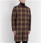 Mr P. - Checked Twill Overcoat - Brown