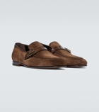 Santoni Pamesa suede loafers