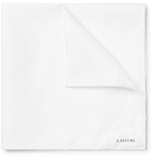 Lanvin - Silk-Twill Pocket Square - Men - White