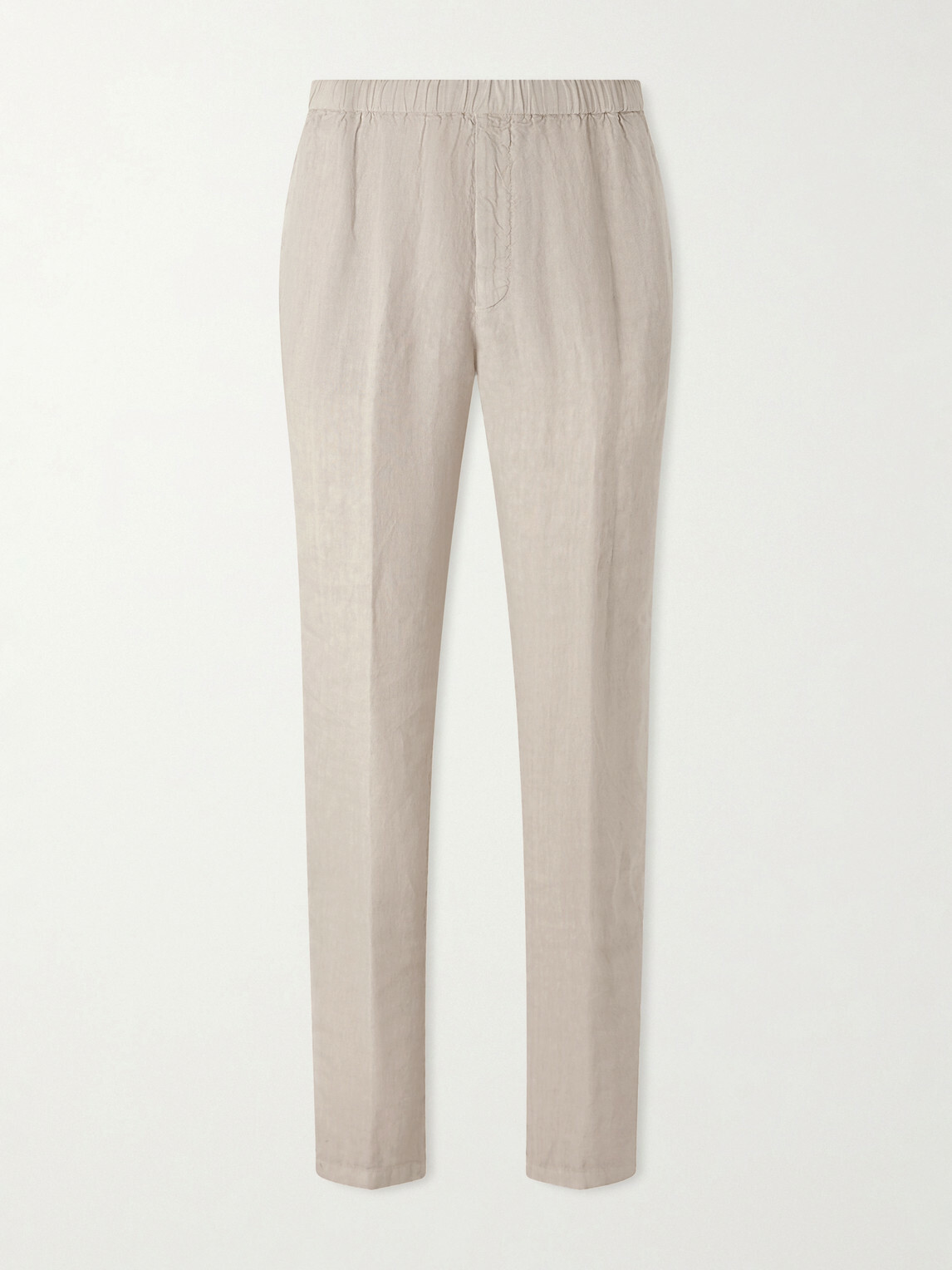 Boglioli - Tapered Linen Trousers - Neutrals