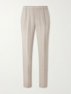 Boglioli - Tapered Linen Trousers - Neutrals