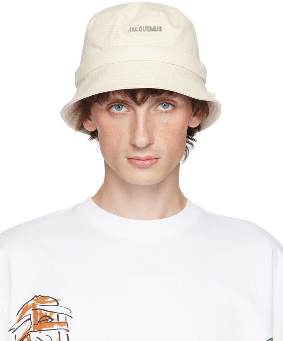 JACQUEMUS Off-White Les Classiques 'Le bob Gadjo' Hat Jacquemus