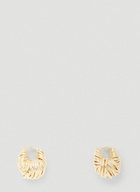 Bottega Veneta Twisted Hoop Earrings