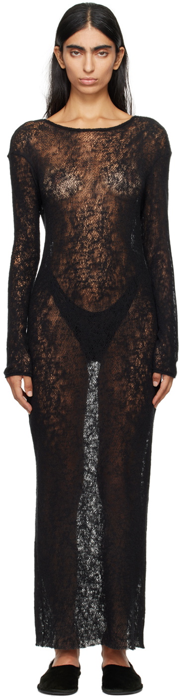 Gabriela Coll Garments Black No.293 Maxi Dress