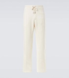 Ralph Lauren Purple Label Cotton and cashmere straight pants