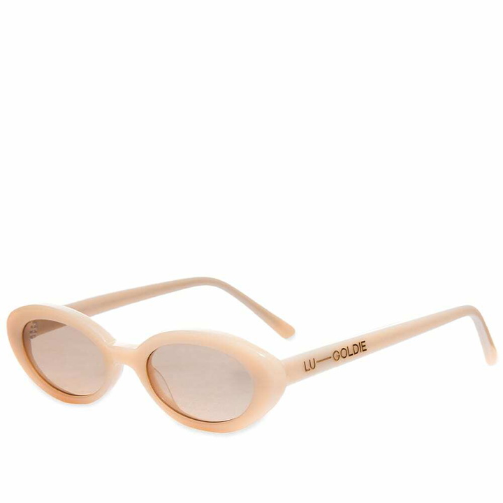 Photo: Lu Goldie Women's Sylvie Sunglasses in CrÃ¨me