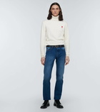 Ami Paris Ami de Cœur turtleneck wool sweater